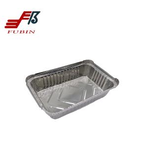 Quality 100 Recycled 1.65lbs Aluminum Trays For Food Rectangle wholesale