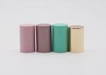 Beautiful Perfume Bottle Caps In Green Purple Pink Color For Skin Care Packaging