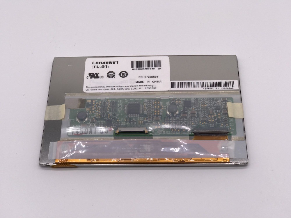 800*480 Pixels Industrial LCD Display LG 4.8 Inch LB048WV1-TL01 For BENQ S6MID UMPC