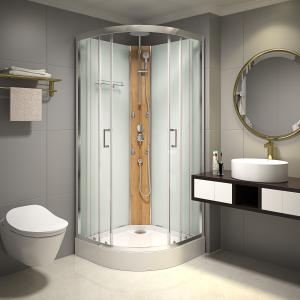 Quality Bamboo Custom Quadrant Sliding Door Shower Cubicles,low tray 900*900*2250mm Bathroomoom wholesale