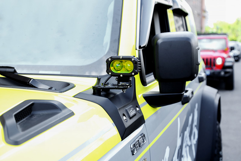 Modified PC ABS 8 2 UV V-0 A-Pillar Light Mounting Brackets for WEY TANK 300 Off-Road