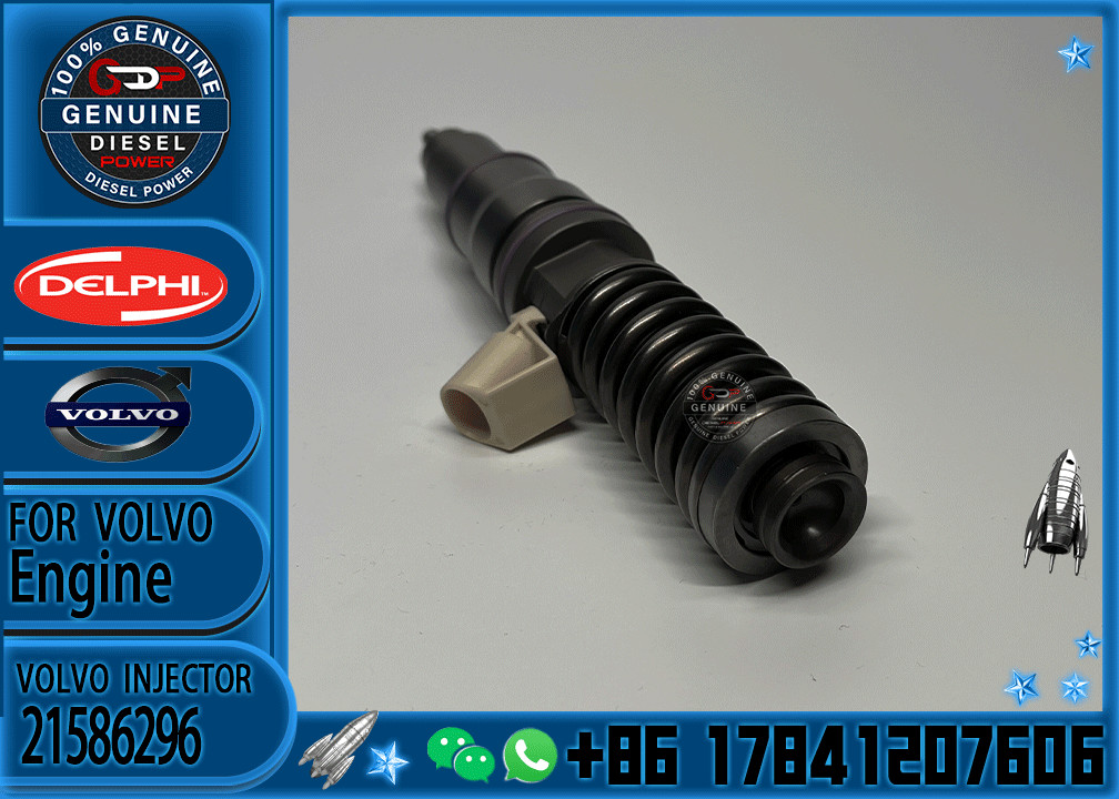 high-quality E1Injector 3801440 21586296 3803655 03587147 HRE398 BEBE4C06001 AAEDP03176 Injector for Volvo Engine