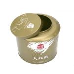 Wholesale Custom Metal Tea Canister Food Packaging Box Round Can Tea Tin