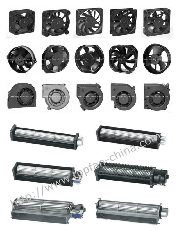12V Cross Flow Blower Fan 90mm / 150mm / 250mm / 290mm used for Air Conditioner and ladder