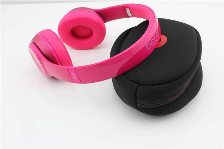 beats Solo 2 Stereo Wired On Ear Pink Headphones- Pre Owned- Excellent Condition made in china from Golden Rex Group ltd