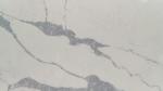 Calacatta Marble Look Quartz Stone Slab For Kitchen Top Decoration