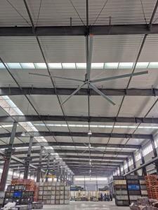 Quality Gearbox Type Big Industrial Fans HVLS Warehouse Fans Customizable Blade wholesale