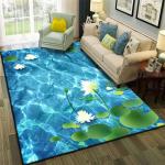 3D Printing Crystal Velvet Floor Carpet Rug Dining Room Floor Mat