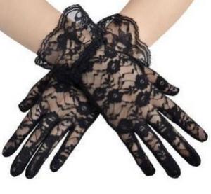 Quality Romantic Ladies Fashion Gloves White Fishnet Sunscreen Sleeve Womens Lace Gloves wholesale