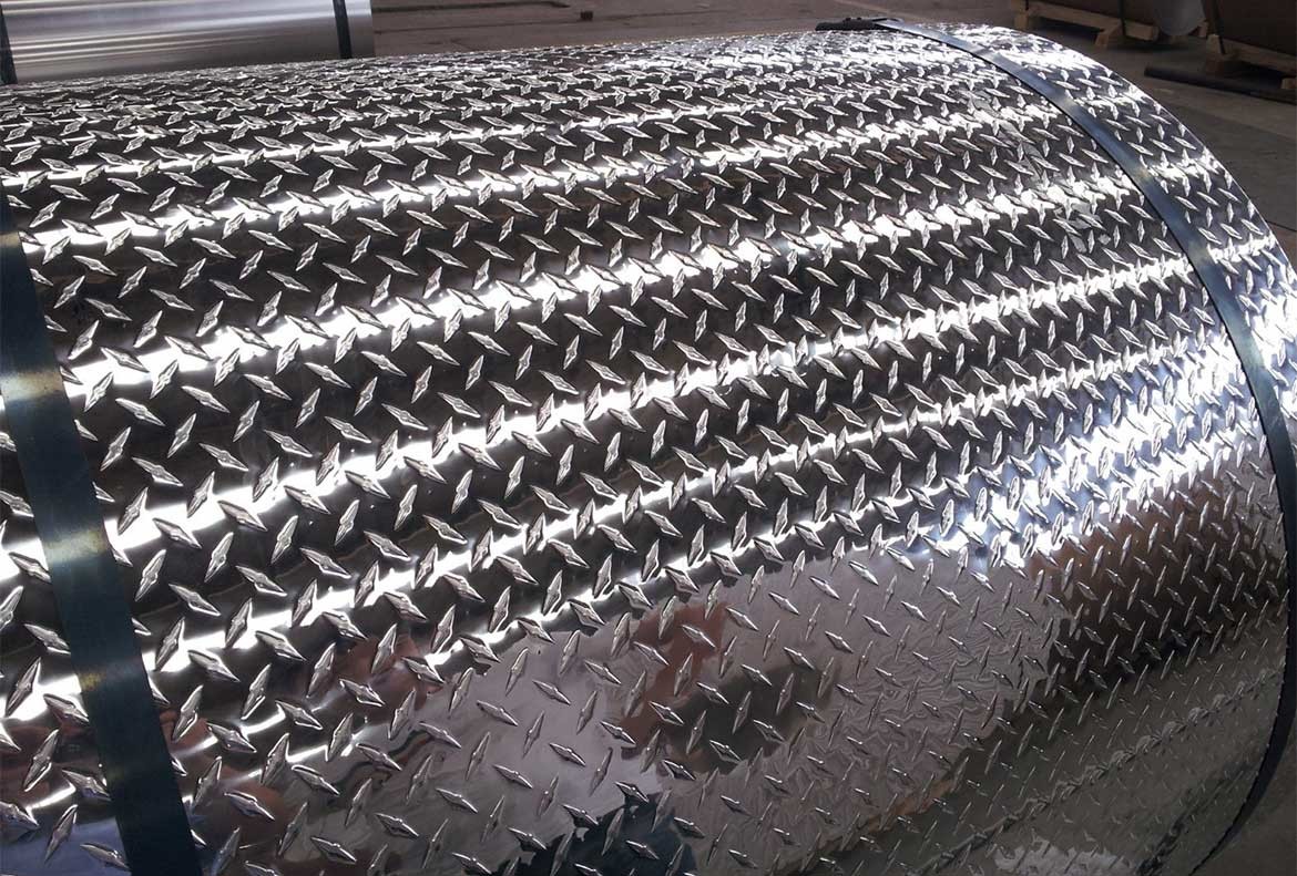 diamond plate anti-slip galvanized steel sheet
