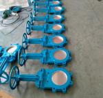 DN250 PN16 WCB cast steel knife gate valve