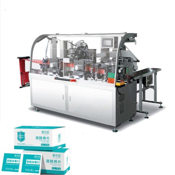 Restaurant Wet Wipes Packaging Machine , mini packaging wet tissue packing