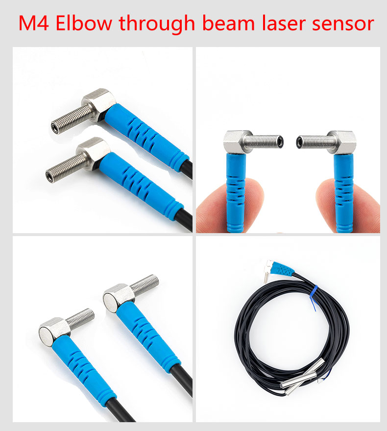 LUOSHIDA DC 3 Wire All Series Through Beam Laser Sensor 20m / 30m Sensing Distance