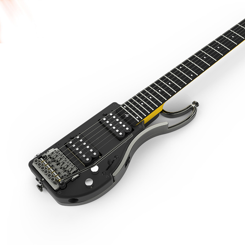 GRAND Headless Travel Electric Guitar double humbucker GDS-200 Ebony finger board foldable guitar