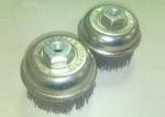 3 Inch OD Nylon Abrasive Cup Brush , Silicon Carbide Nylon Bristle Brush