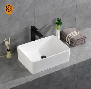 Quality Artificial Stone Above Counter Wash Basin Resist Corrosion wholesale