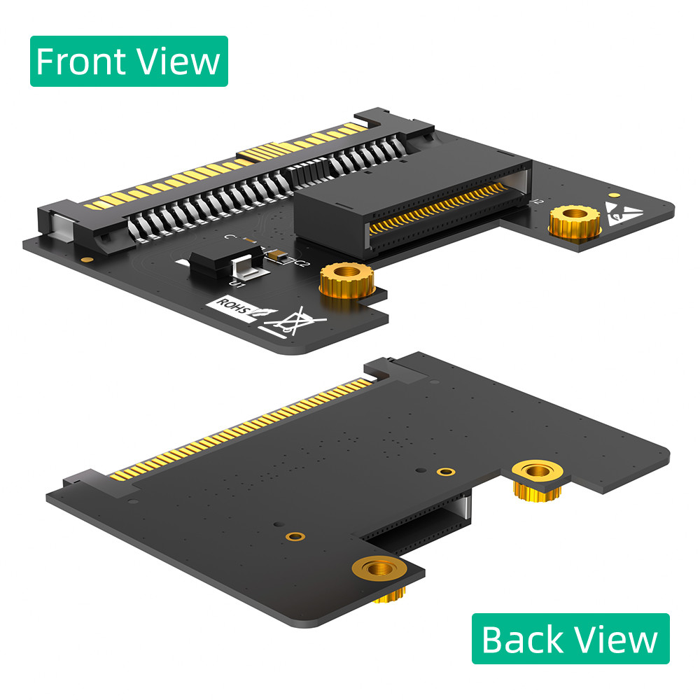 U.2 SFF-8639 to NVMe Ruler 1U GEN-Z EDSFF Short SSD E1.S Carrier Adapter Upgrade