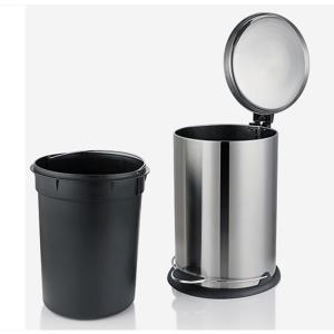 Quality Anti Fingerprint 30L Stainless Steel Trash Can wholesale