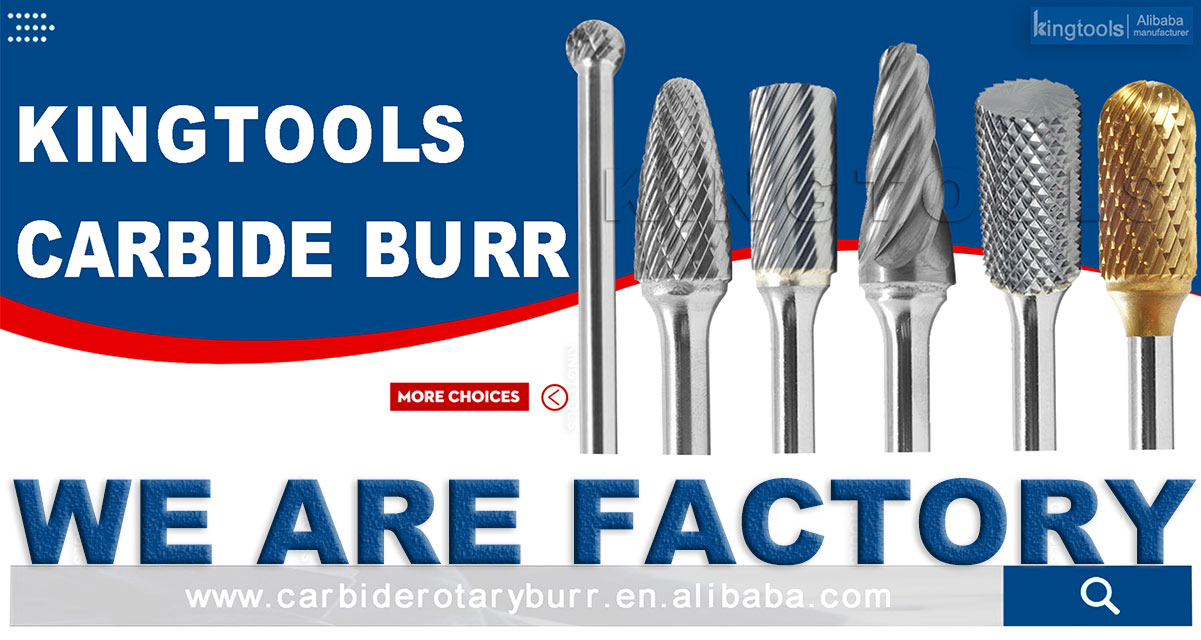 Tungsten Carbide Rotary Burrs Double Cut for Metal and Wood