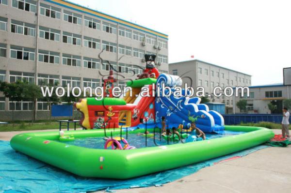 PVC inflatable water slide for kids