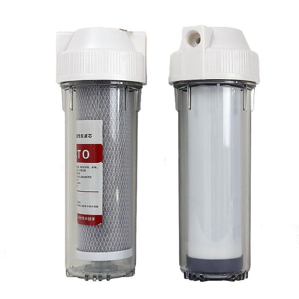 Qiuck Fitting Connection 10 inch Clear Filter Housing for Commercial Water