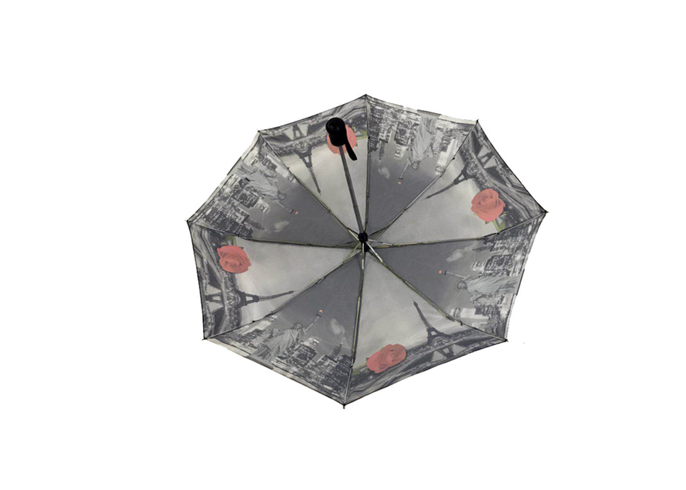 Anti Uv Foldable Umbrella Automatic Windproof Foldable Heat Transfer Printed