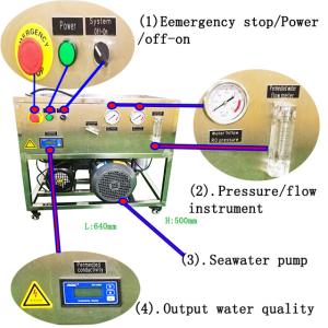 Quality Small Seawater RO Plant 99.7% Rejection efficiency Antibacteria 220V wholesale