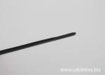 DEMOELE 170mm black Car accessories spiral push mounted nylon cable ties