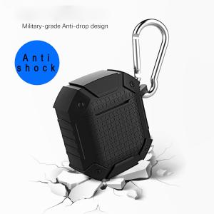Quality Shock Resistant Silicone Airpods Case Cover and Skin with Keychain for Airpods 1 &amp; 2 wholesale