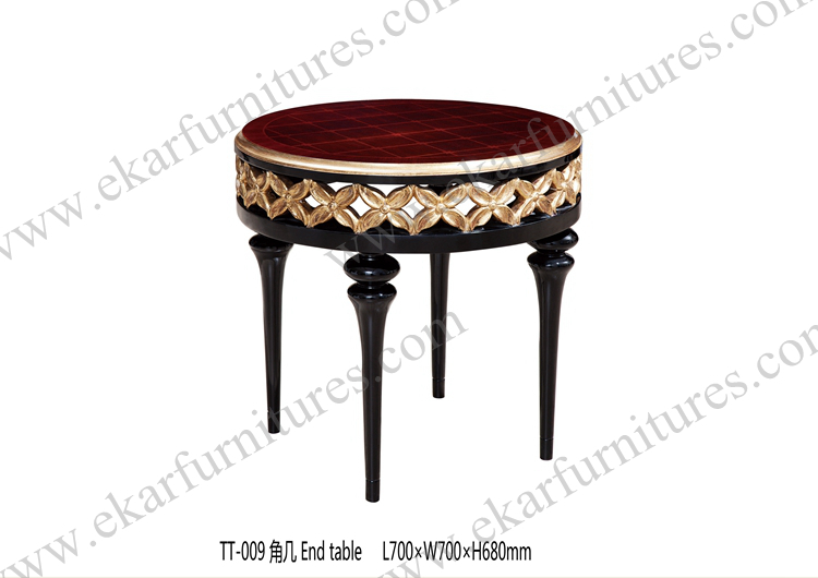 Middle Ages Style Small Round Sofa Side Table FC-138B