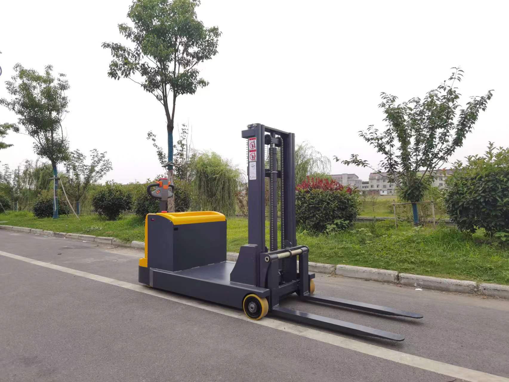 KAD Frist class Full electric counterbalance walkie pallet walkie stacker 1ton 3meter 1000kg for sale