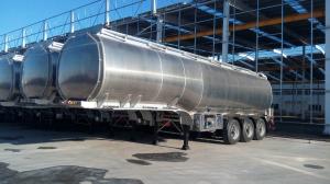 China Stainless Steel Diesel Fuel Tank Trailer on sale