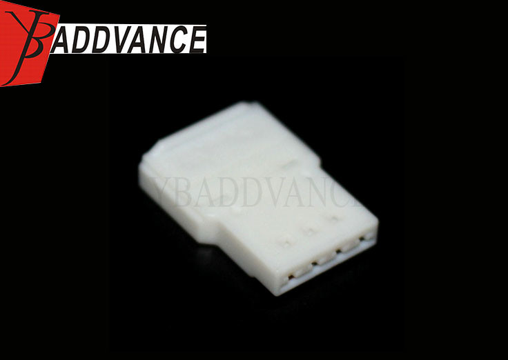 4-1-341 White Electrical 4 Pin Female Auto Connector With Terminals