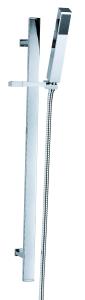Quality Height 685 Mm Adjustable Shower Rail Slider Chrome Polishing SH903 wholesale
