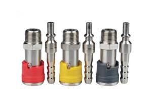 Quality Brass Close Type Pneumatic Quick Coupling 1.0Mpa Male Connection wholesale