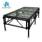 Swimming Pool Stage Equipment Transparent Acrylic Material For Wedding Shows