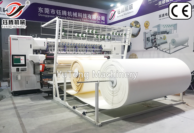 Multi Needle Computerized Chain Stitch Quilting Machine For Mattress Shuttleless