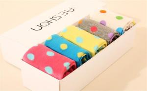 Quality Colored classic design AZO-free women's winter cotton hosiery for 2015 christmas promotion wholesale