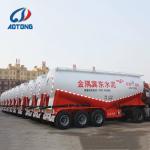 30-60T Max Payload Cement Trailer 2 Axle Bulk Cement Tank Powder Tanker High