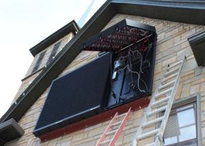 Quality P10 Outdoor Full Color Led Display Wall Mounted With Single Face Front Service wholesale