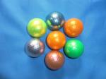 metallic golf balls