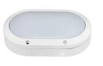 Oval Outdoor LED Bulkhead Black And White 15W 80lm/w CE/RoHS Approved