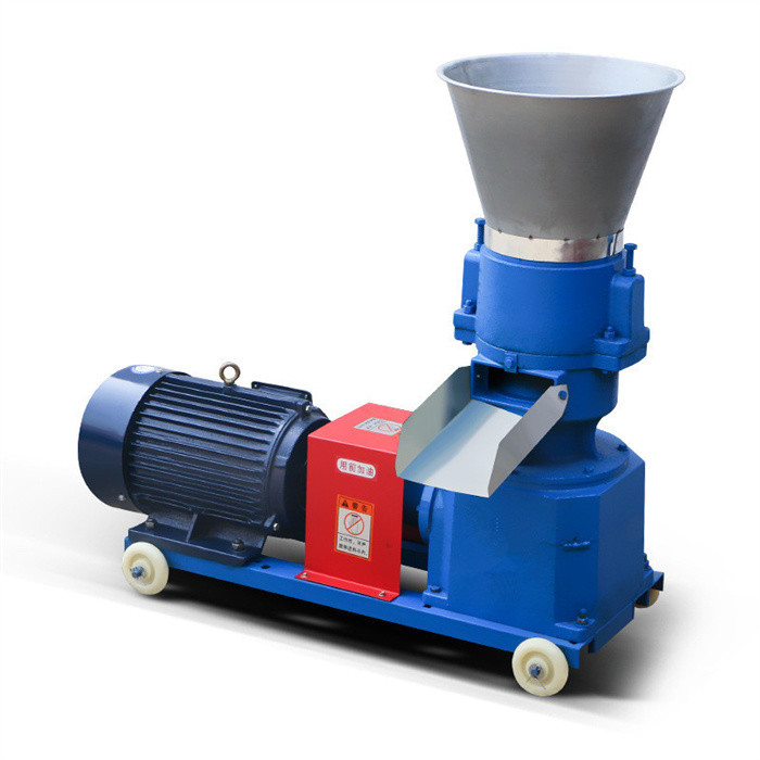 2-12mm Wood Pellets Machine Animal Feed Processing Machine Diesel Engine For Chicken