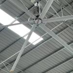24FT Gearbox Motor HVLS Ceiling Fan for Cooling in Restaurants and Industrial