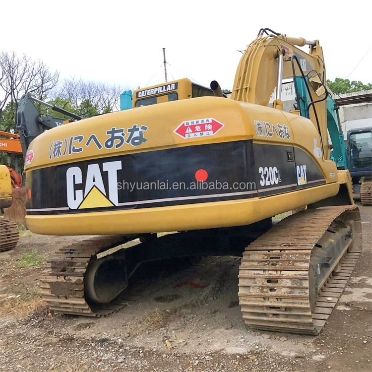 20T CAT 320C Excavator with Original Hydraulic Pump Strong Power High Work Efficiency