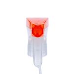 Mini 28/410 Pump Spray Bottle Parts Orange Translucent Ergonomic