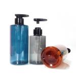 Shampoo 300ml 500ml Cosmetic Lotion Pump Bottle Green Amber Boston Round