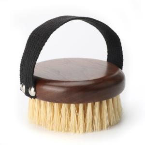 Quality Walnut Bath Dry Brush Organic Vegan Sisal For Boay Round Shower Brush wholesale
