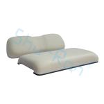 White Flip Golf Cart Front Seat Cushion Bottom Seat Assembly Fits On Club Car DS