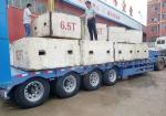 Wabco Relay Valve Steel Four-Axle 80ton Lowbed Trailer for Oversized Cargo
